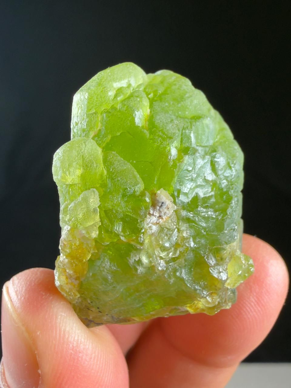Natural Peridot Crystal Specimen
