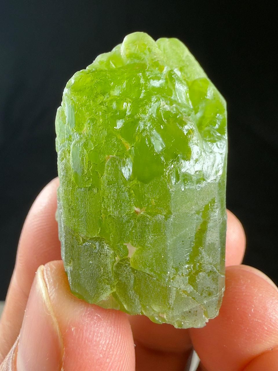 Natural Peridot Crystal Specimen