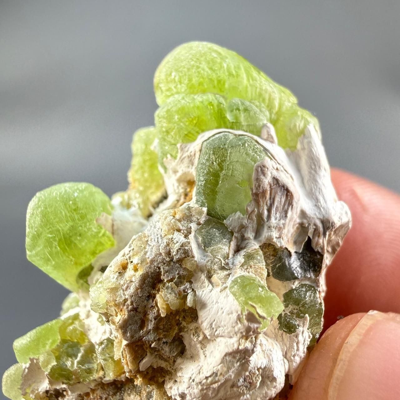 Beautiful Peridot Crystal Specimen