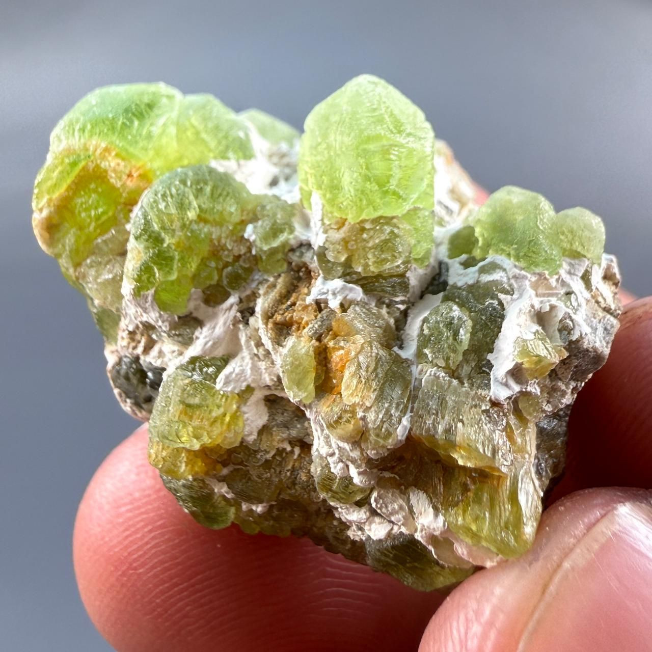 Beautiful Peridot Crystal Specimen