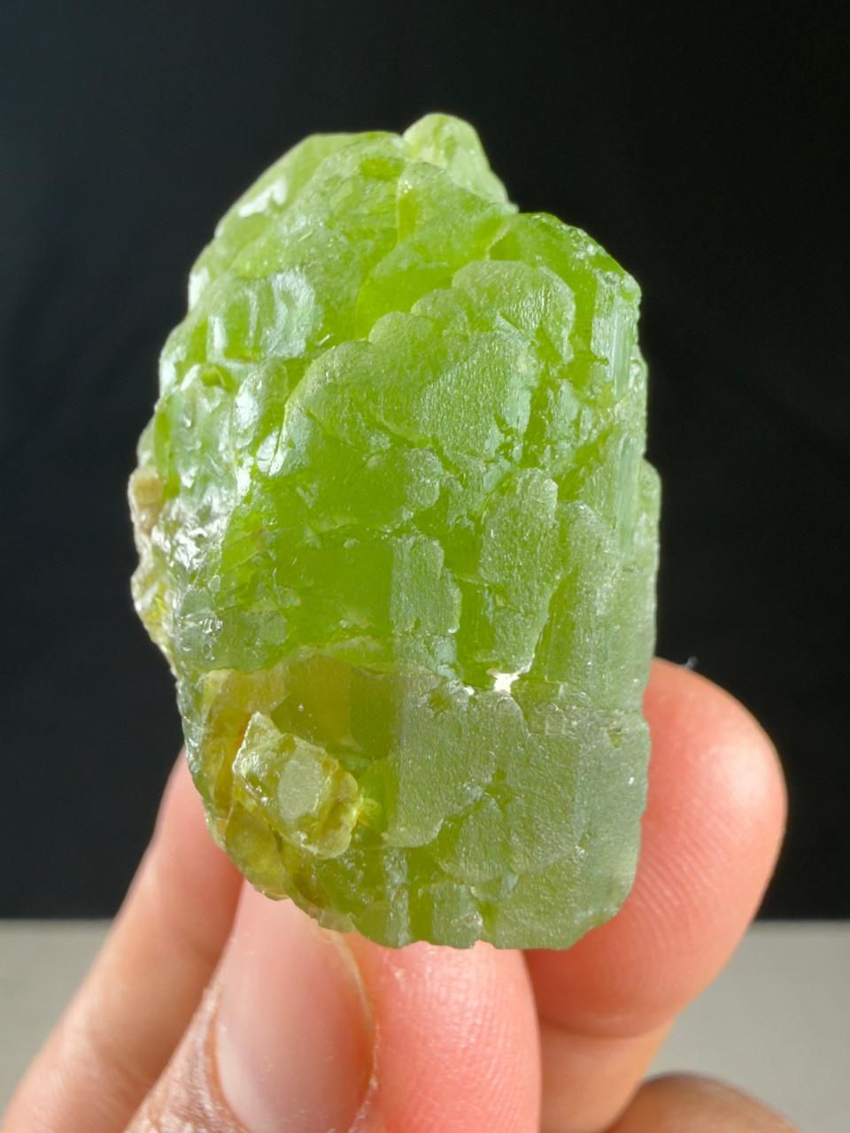 Natural Peridot Crystal Specimen